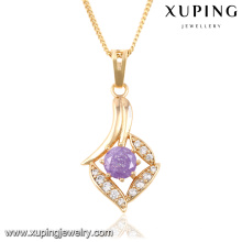 32667 xuping 18K Gold plattiert bunten Charm-Anhänger